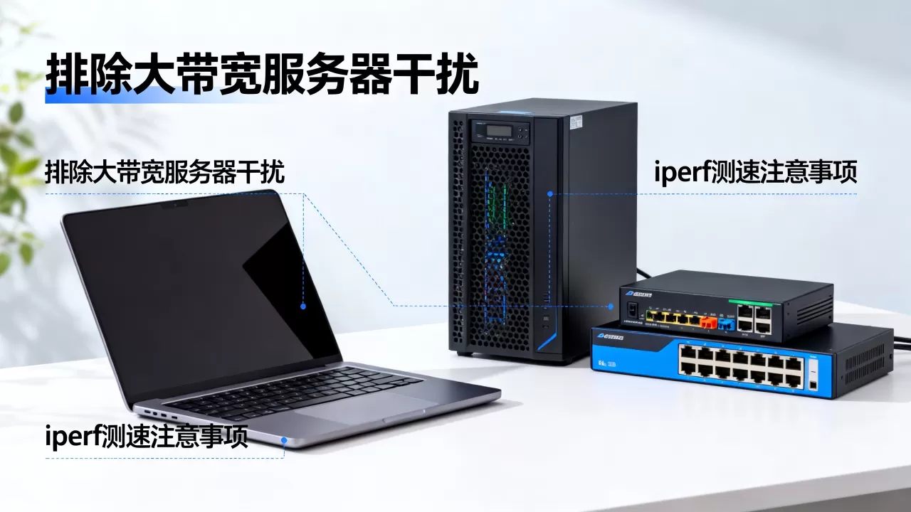 用iperf测速为什么要排除大带宽服务器干扰？iperf测速注意事项