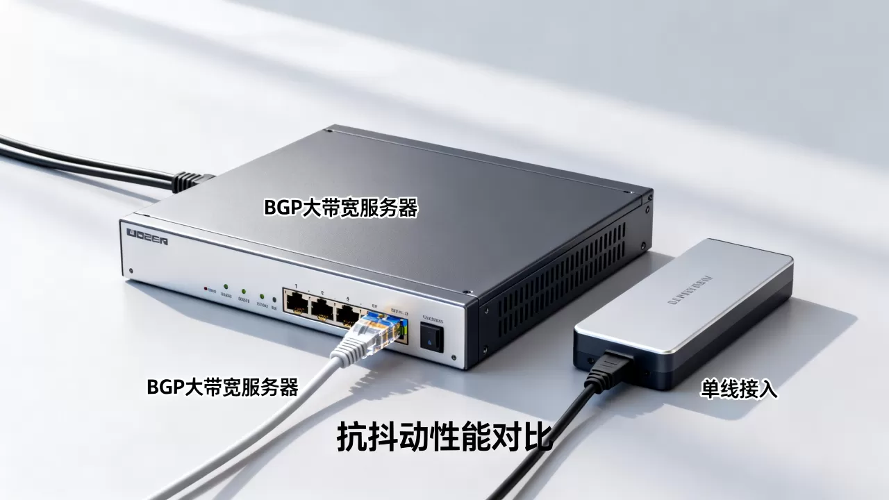 BGP大带宽服务器为何比单线接入更抗抖动 BGP大带宽服务器为何比单线接入更抗抖动