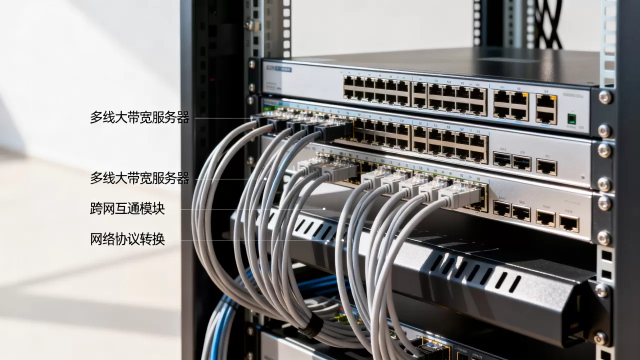 多线大带宽服务器如何解决跨网互通问题？，多线大带宽服务器解决跨网互通原理是什么