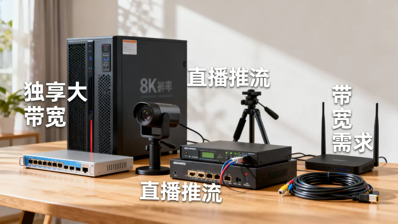 独享大带宽服务器对直播推流有何意义？，直播推流带宽多大合适