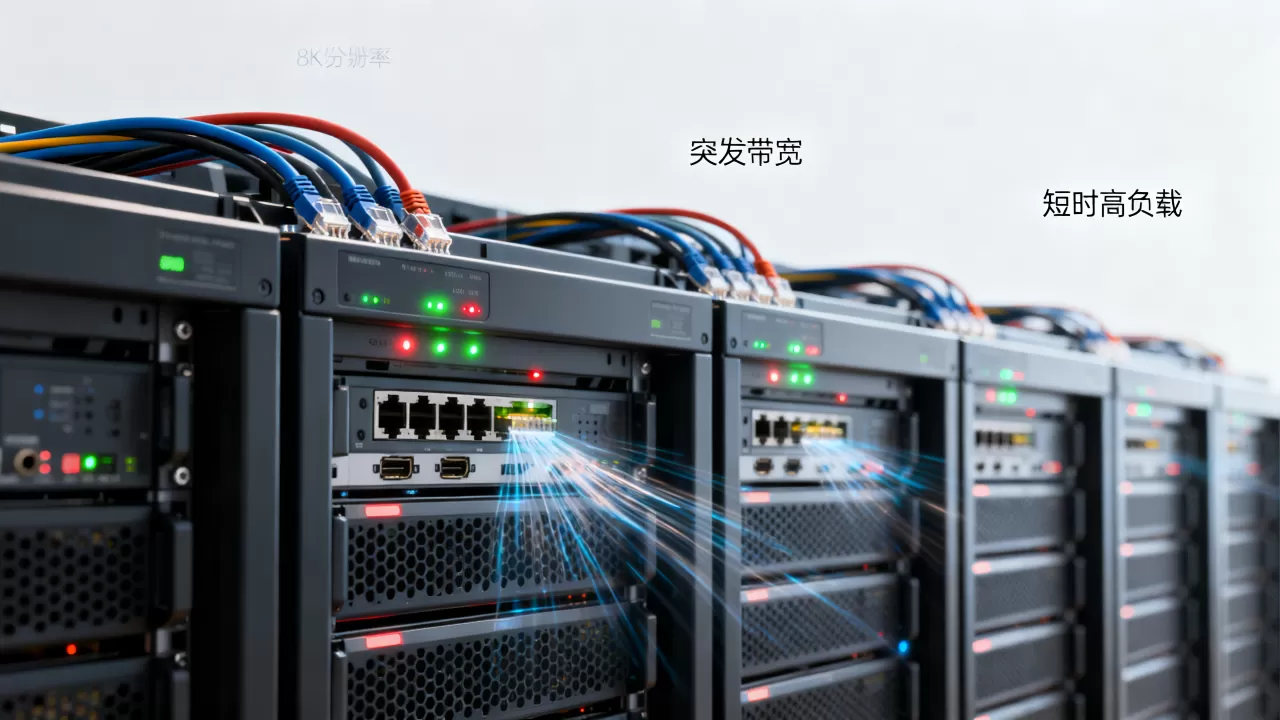突发带宽对大带宽服务器短时高负载有何作用?,突发带宽短时高负载作用 突发带宽对大带宽服务器短时高负载有何作用?,突发带宽短时高负载作用