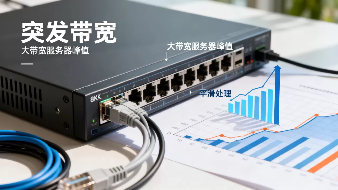 怎样利用突发带宽平滑大带宽服务器峰值,突发带宽如何应对大带宽峰值? 怎样利用突发带宽平滑大带宽服务器峰值,突发带宽如何应对大带宽峰值?