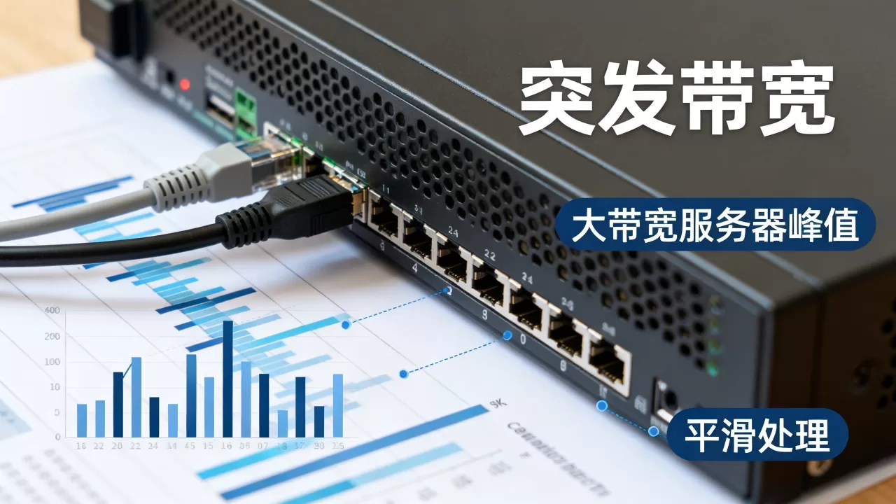 怎样利用突发带宽平滑大带宽服务器峰值,突发带宽如何应对大带宽峰值? 怎样利用突发带宽平滑大带宽服务器峰值,突发带宽如何应对大带宽峰值?