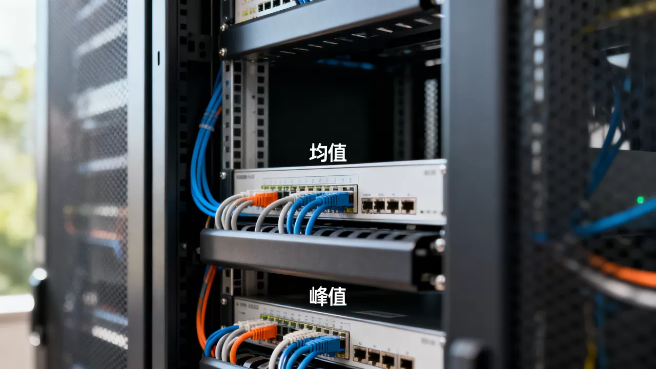 为什么大带宽服务器实际均值远低于峰值？，大带宽服务器均值峰值差异原因