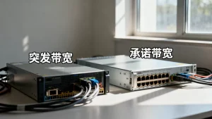大带宽服务器突发带宽和承诺带宽区别是什么，突发带宽和承诺带宽哪个更划算？