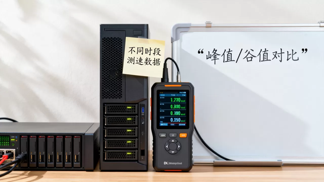 大带宽服务器测速时为何选多个时间点，测速时间点怎么选最准