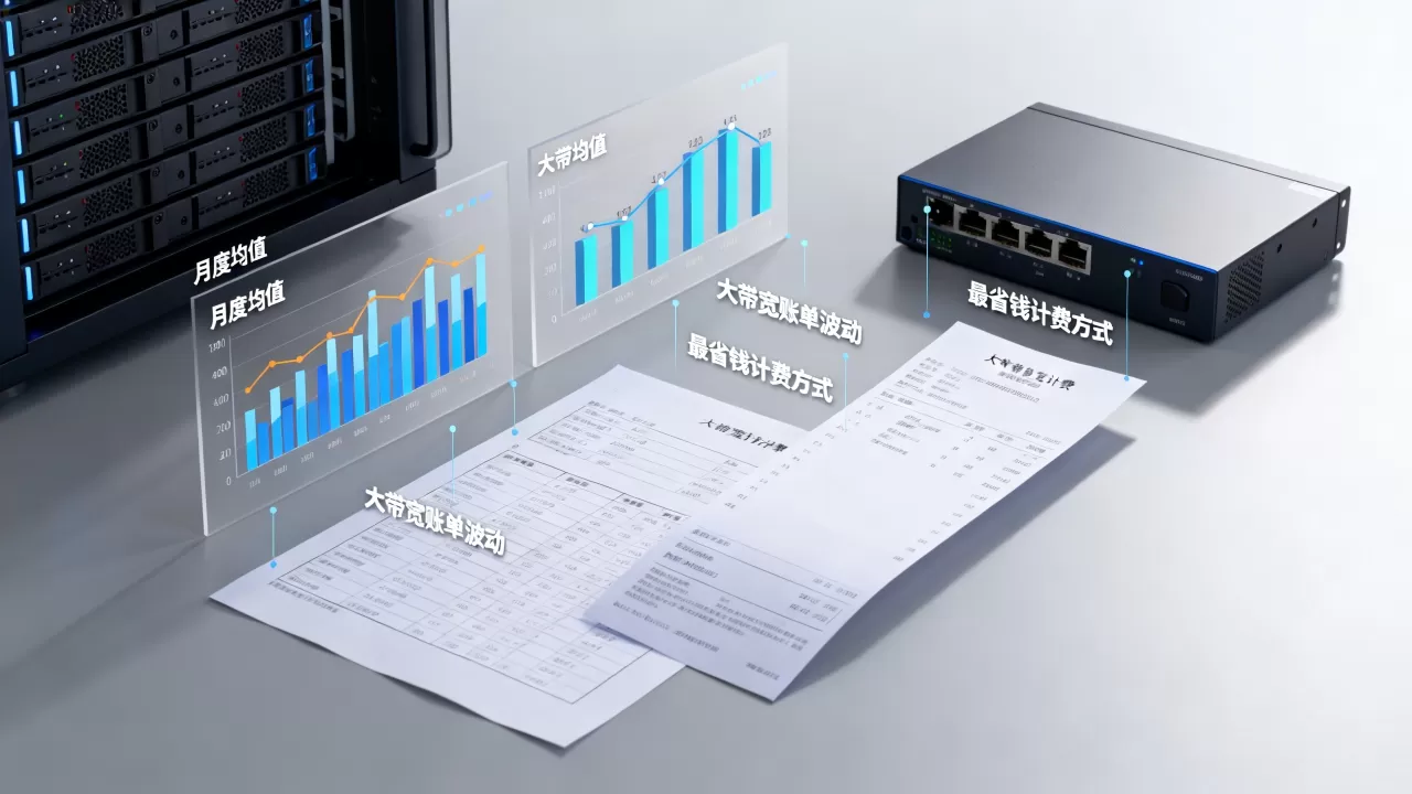 月度均值计费能否平滑大带宽账单的波动，大带宽计费方式哪种最省钱？
