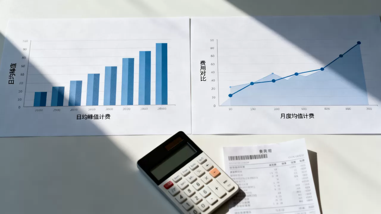 日均峰值计费与月度均值计费究竟有何不同，哪种更省钱？