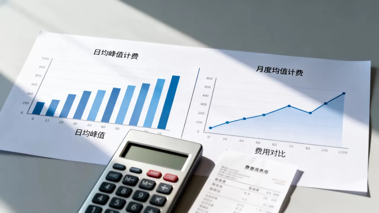 日均峰值计费与月度均值计费究竟有何不同，哪种更省钱？