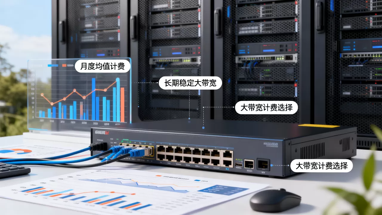 月度均值计费适合长期稳定大带宽吗？，大带宽计费怎么选