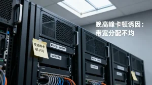 共享大带宽服务器晚高峰卡顿常见诱因有哪些？，晚高峰卡顿怎么解决