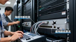 国际大带宽服务器海缆中断如何切换路由，海缆故障如何快速恢复网络