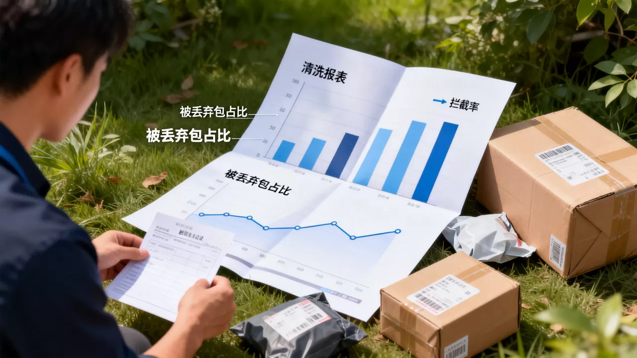 清洗报表里被丢弃包占比高说明拦截在起效 清洗报表里被丢弃包占比高说明拦截在起效