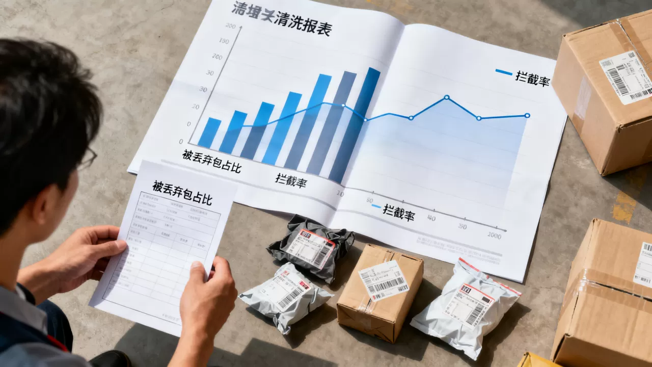 清洗报表里被丢弃包占比高说明拦截在起效 清洗报表里被丢弃包占比高说明拦截在起效
