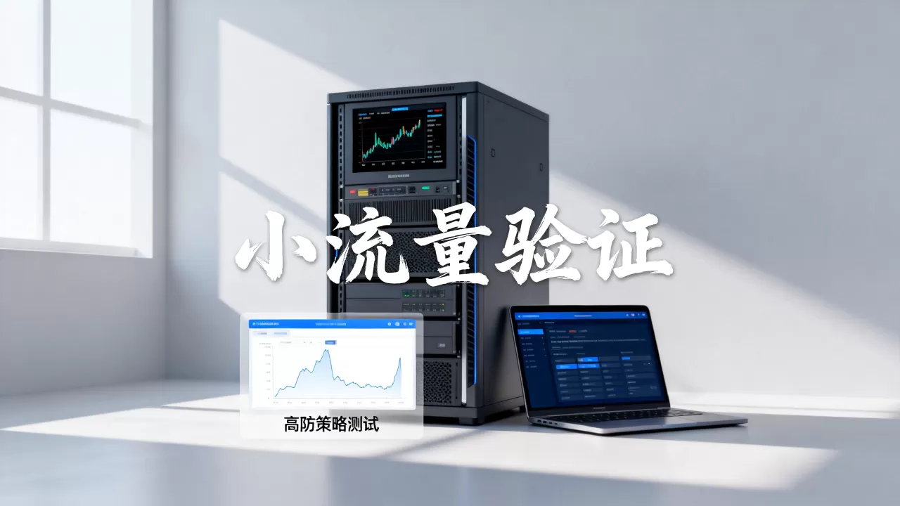 切换前先在小流量上验证高防策略再放量，小流量怎么验证高防策略？