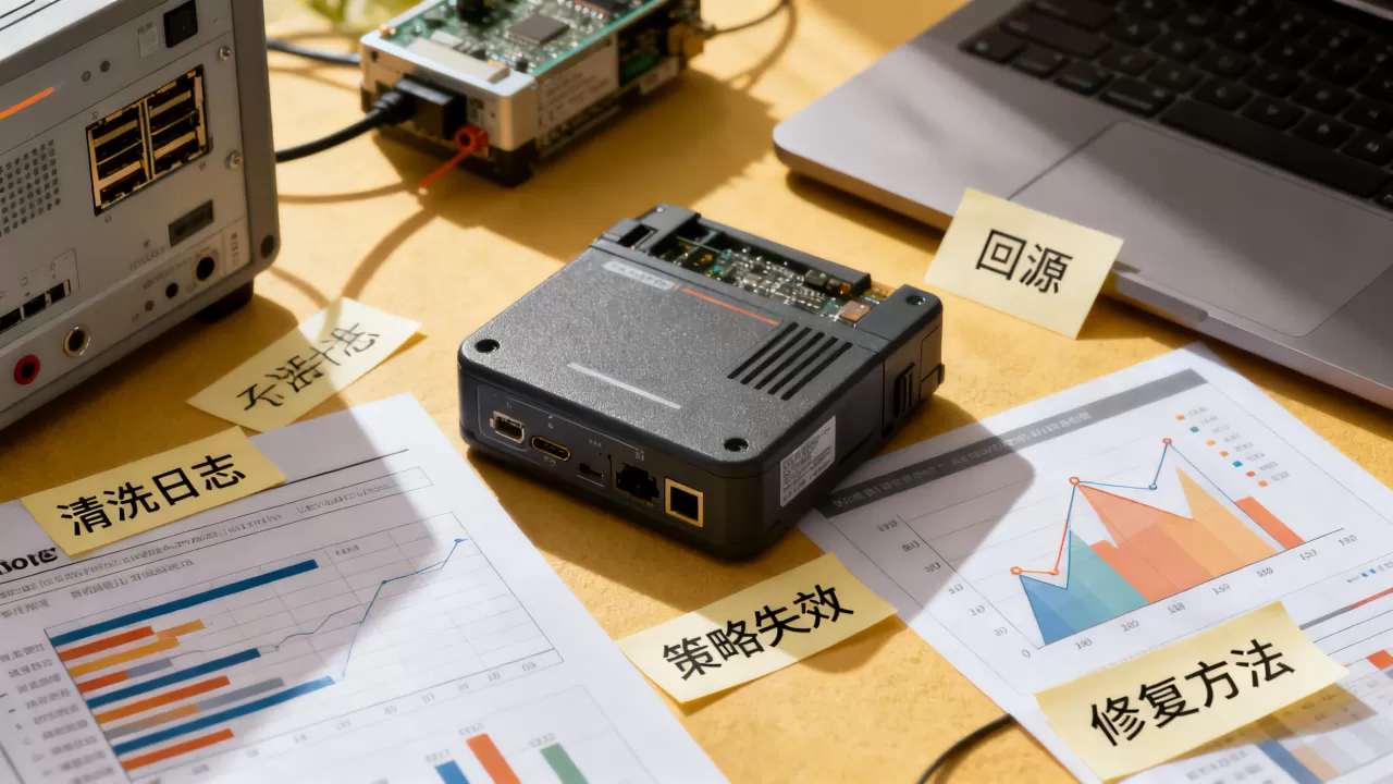 清洗日志中出现大量回源是策略失效吗，如何修复