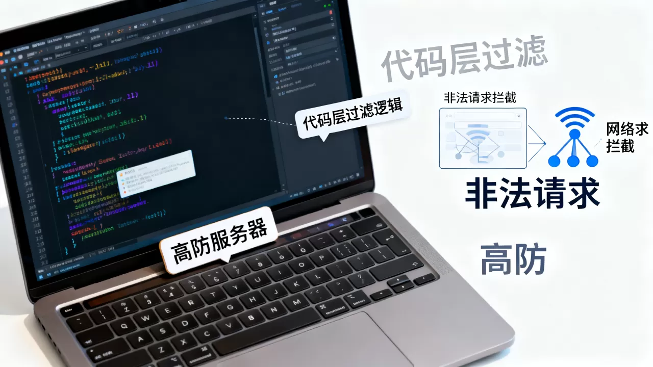 在代码层过滤非法请求能帮高防减轻负担吗？，代码层过滤非法请求有效吗