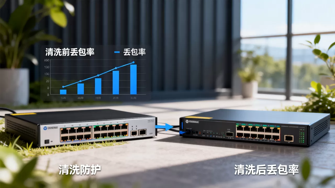 清洗防护前后丢包率对比能否验证清洗效果,防护前后丢包率差异 清洗防护前后丢包率对比能否验证清洗效果,防护前后丢包率差异