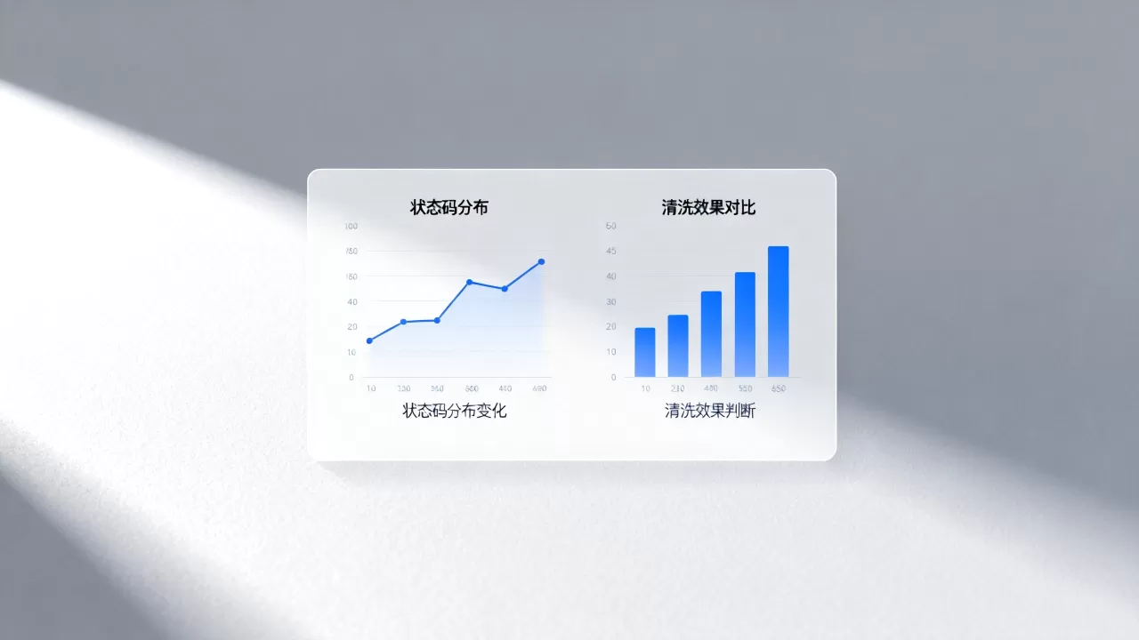 状态码分布变化能否判断清洗是否真正生效?,清洗效果如何判断 状态码分布变化能否判断清洗是否真正生效?,清洗效果如何判断