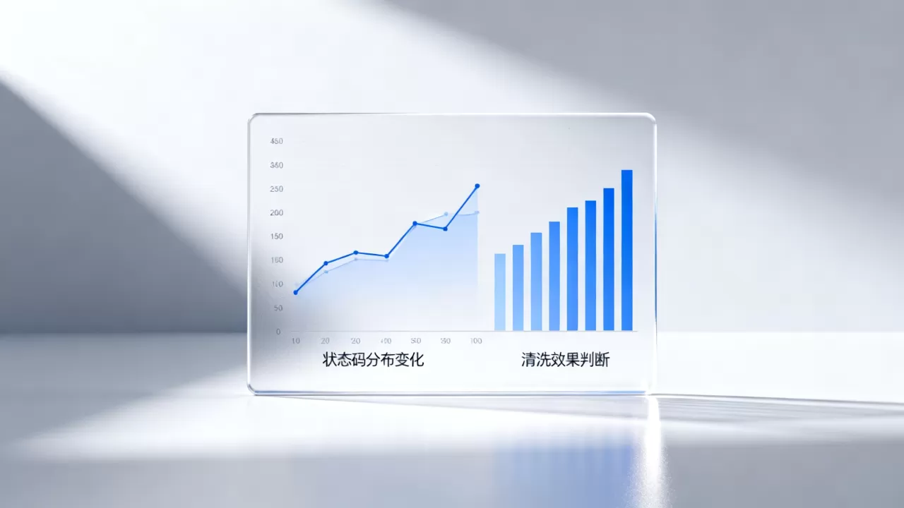 状态码分布变化能否判断清洗是否真正生效?,清洗效果如何判断 状态码分布变化能否判断清洗是否真正生效?,清洗效果如何判断