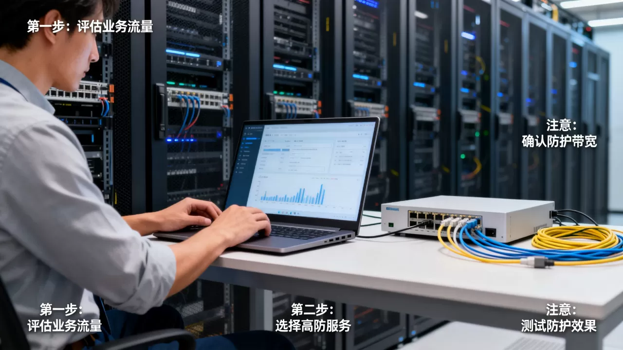 新业务上线时怎么快速接好高防，高防接入流程有哪些注意事项