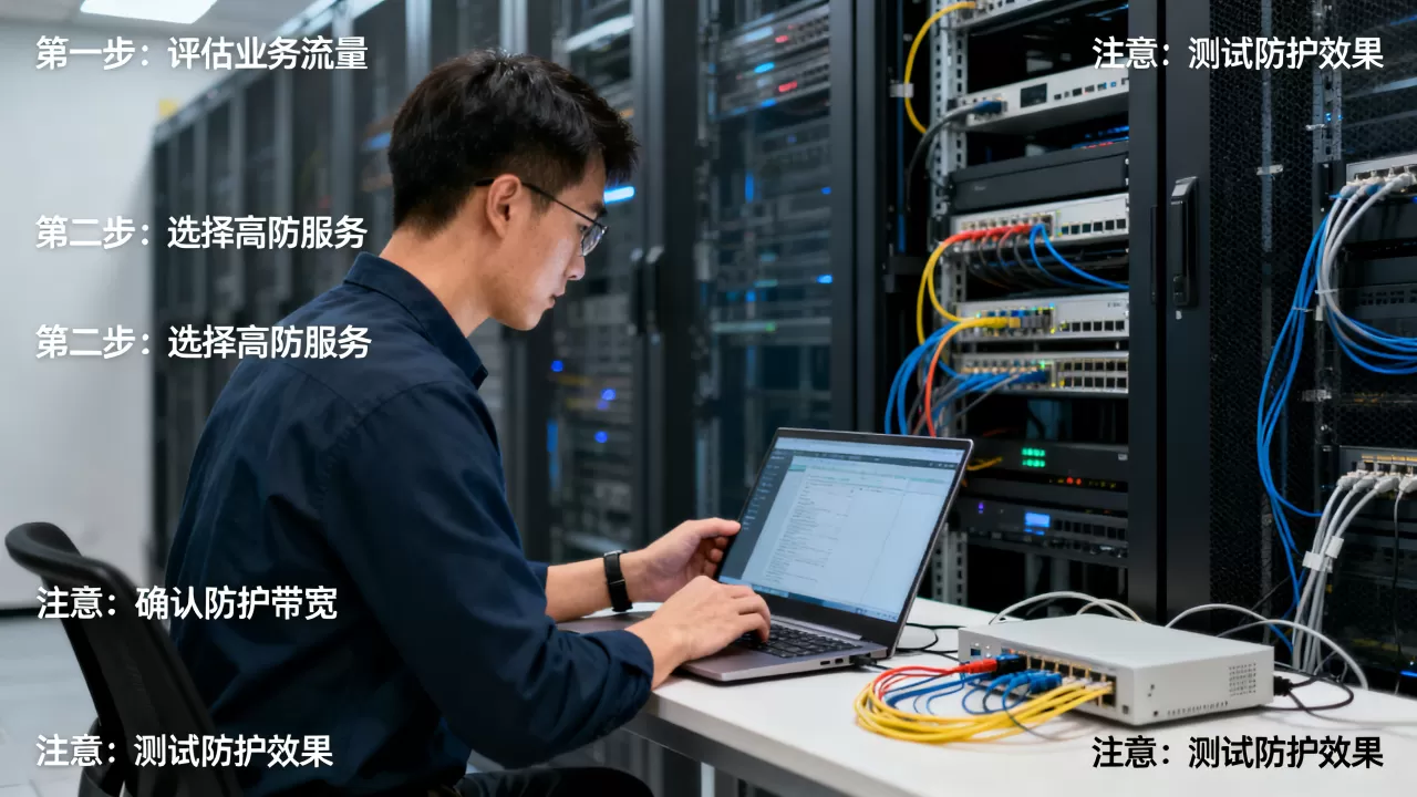 新业务上线时怎么快速接好高防，高防接入流程有哪些注意事项