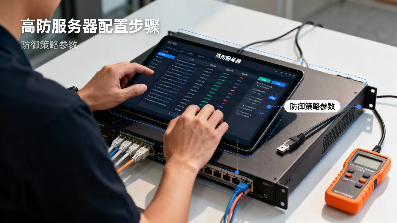 游戏版本上线前高防要提前做什么，高防服务器如何配置防御策略