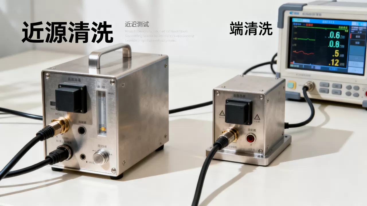 近源清洗和端清洗在延迟上的差异 近源清洗和端清洗在延迟上的差异
