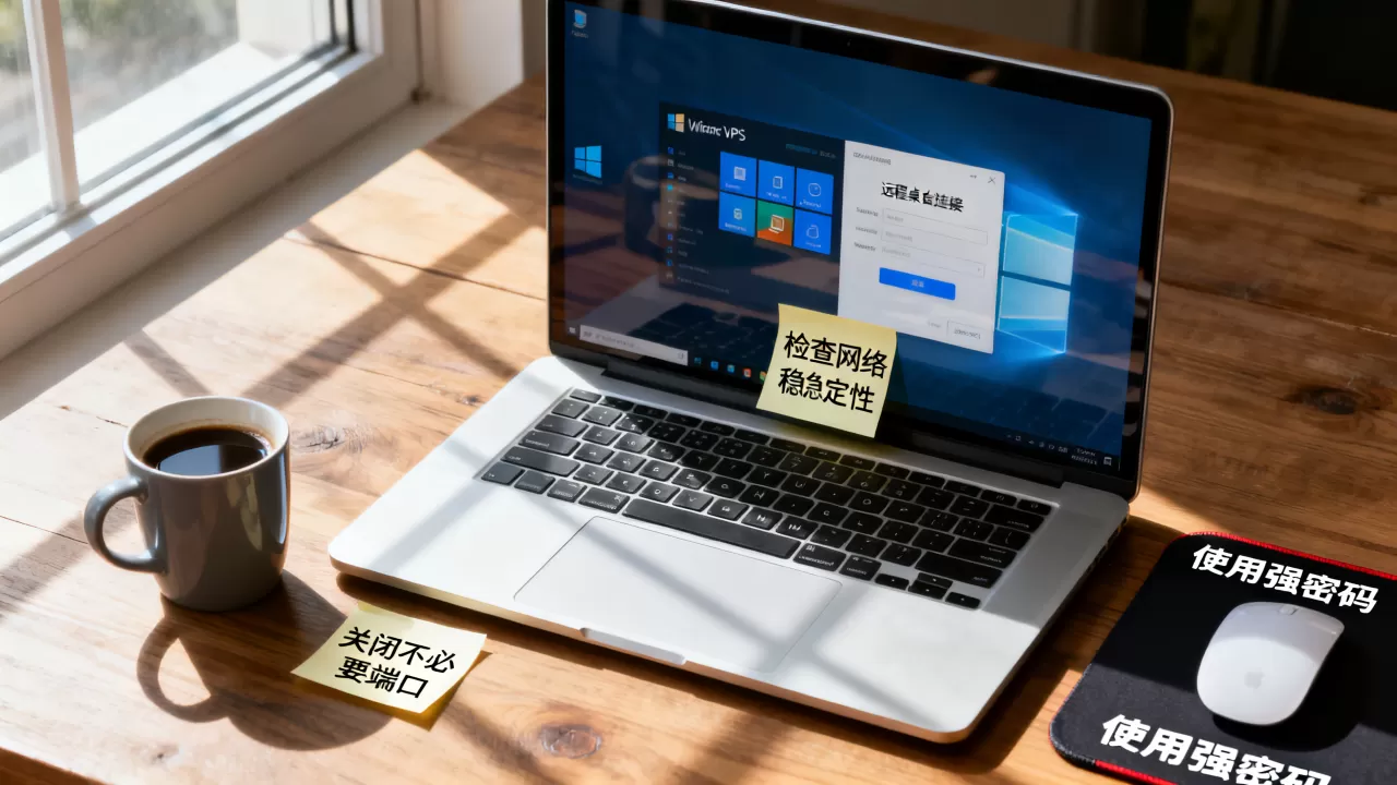 远程桌面连接Windows VPS需要注意什么？，Windows VPS远程桌面使用注意事项有哪些？