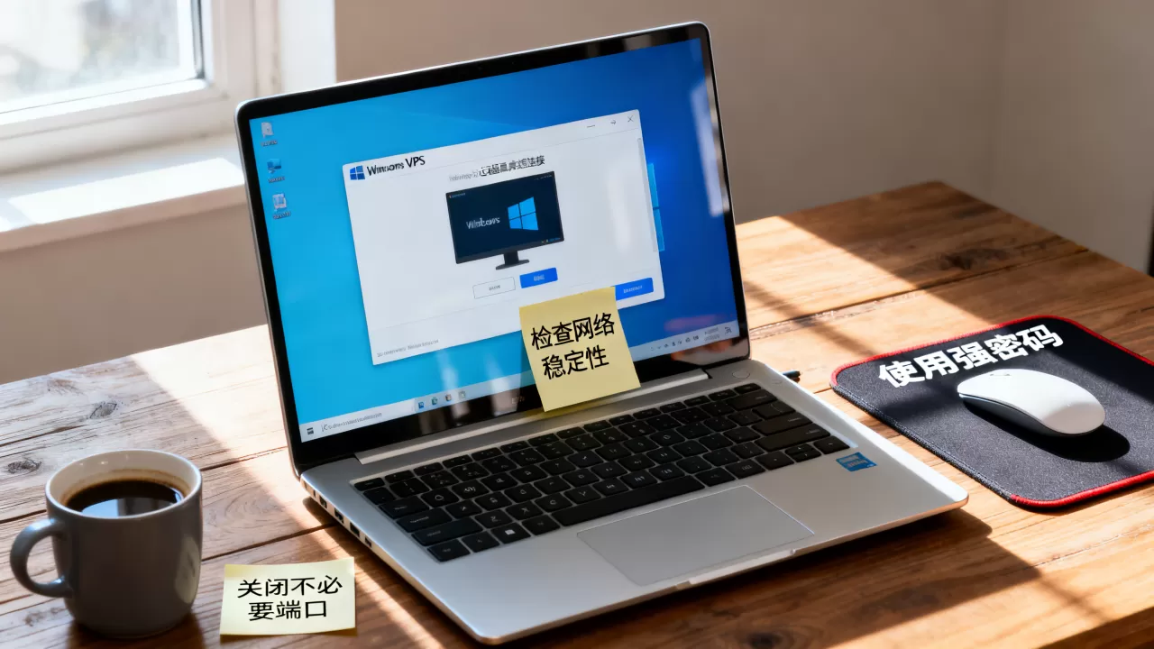 远程桌面连接Windows VPS需要注意什么？，Windows VPS远程桌面使用注意事项有哪些？
