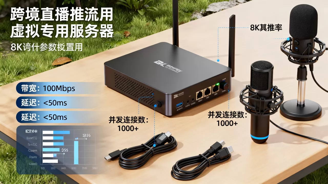 跨境直播推流用虚拟专用服务器配置怎么选？，推流配置哪个好