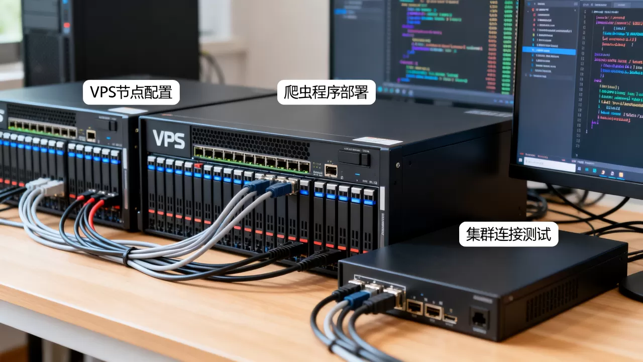 如何借助虚拟专用服务器运行分布式爬虫节点，VPS搭建爬虫集群教程