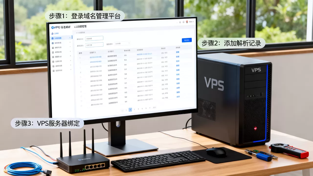 建站时域名解析与VPS如何衔接?,域名解析VPS配置步骤 建站时域名解析与VPS如何衔接?,域名解析VPS配置步骤