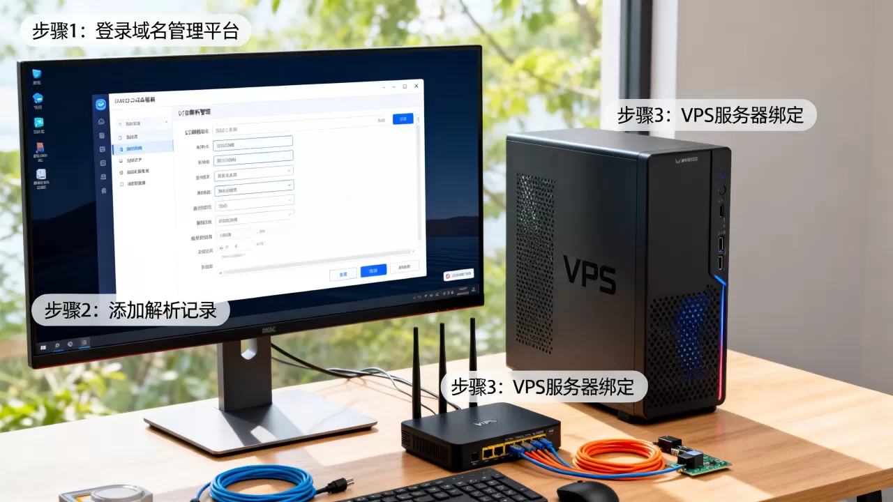建站时域名解析与VPS如何衔接?,域名解析VPS配置步骤 建站时域名解析与VPS如何衔接?,域名解析VPS配置步骤