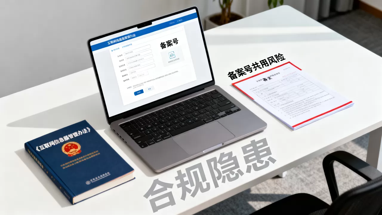 多个网站共用一个备案号有什么风险？备案号共用合规隐患
