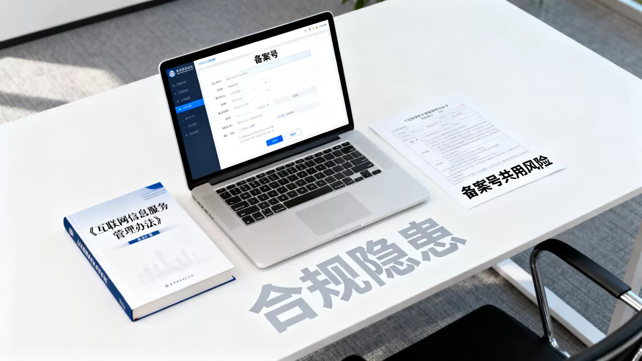 多个网站共用一个备案号有什么风险？备案号共用合规隐患