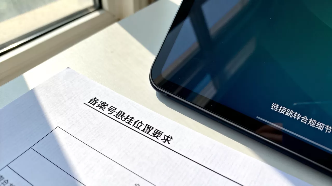 厘清备案号悬挂位置与链接跳转要求的合规细节 厘清备案号悬挂位置与链接跳转要求的合规细节