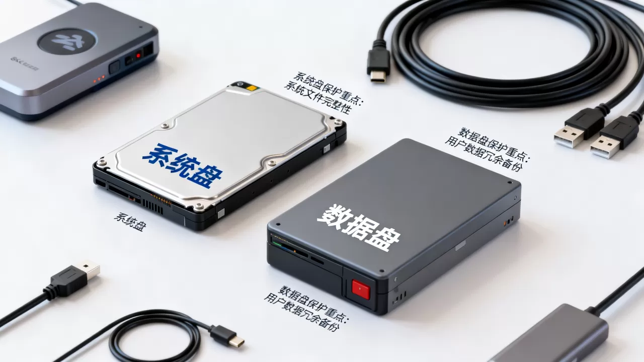 于备份方案之中区分系统盘与数据盘的不同保护重点 于备份方案之中区分系统盘与数据盘的不同保护重点