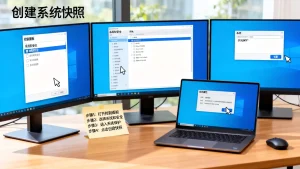 控制面板怎么创建系统快照验证可恢复性,具体步骤是什么?