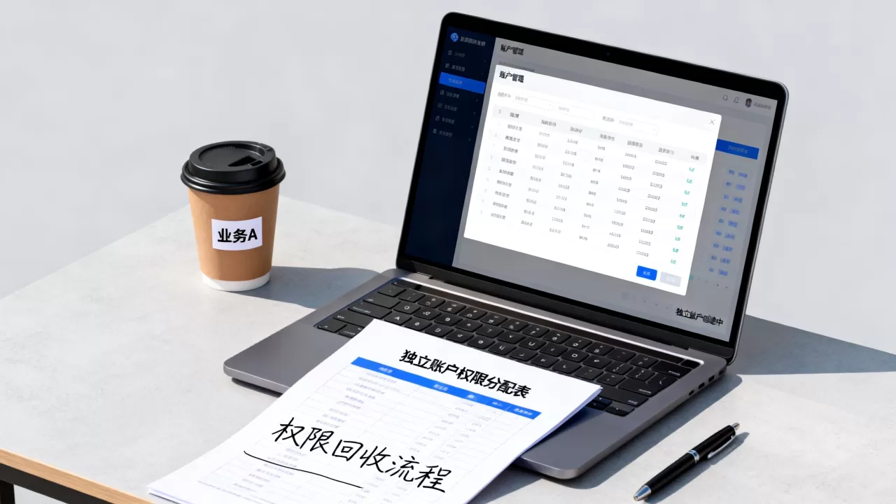 为不同业务创建独立账户并收回多余管理权限怎么做？账号权限管理最佳实践