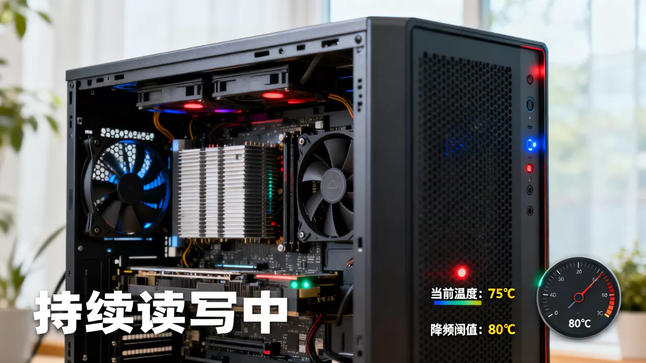 评估云服务器在持续读写场景下的发热与降频