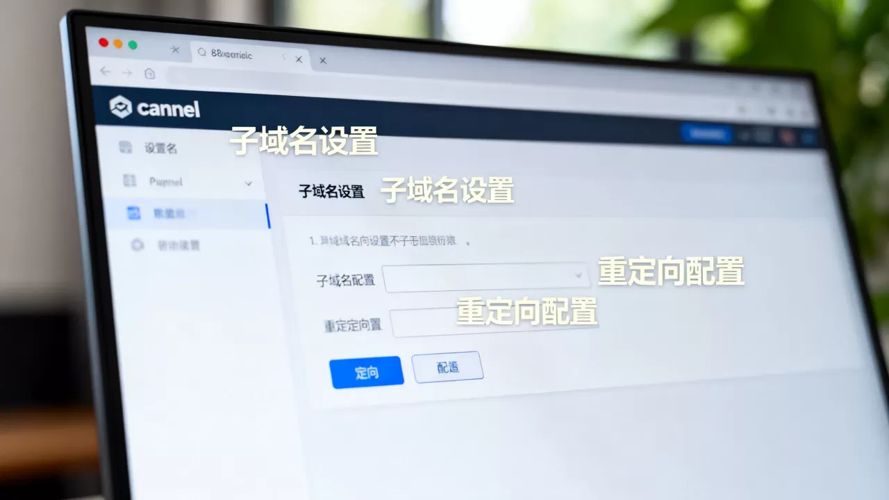 cPanel如何设置子域名与重定向？，cPanel子域名设置方法