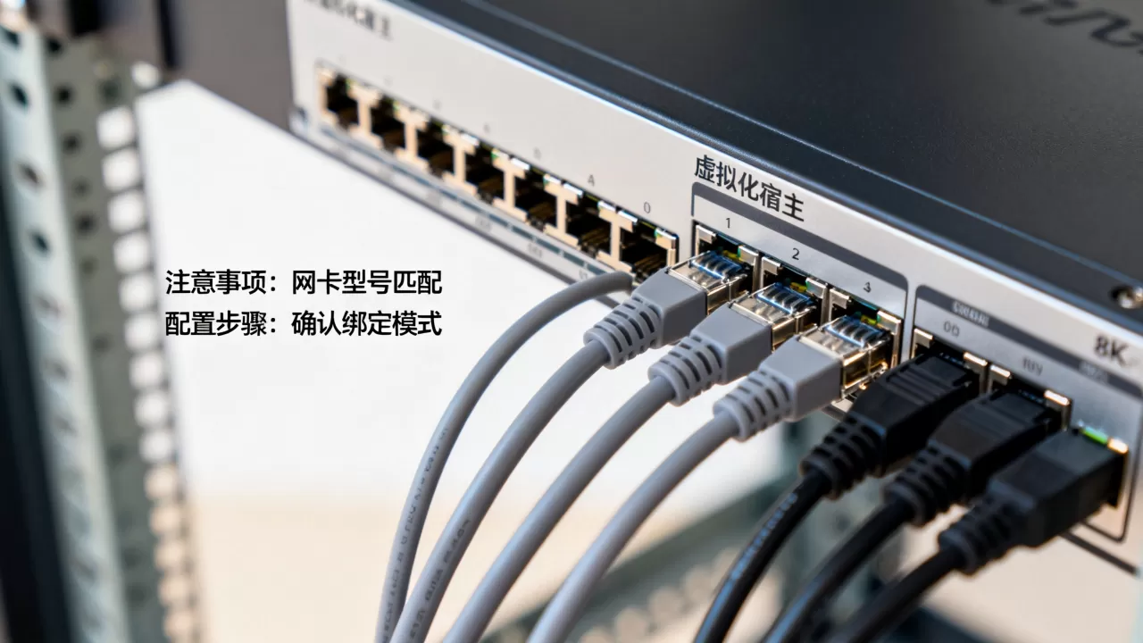 虚拟化宿主网卡绑定配置要注意哪些