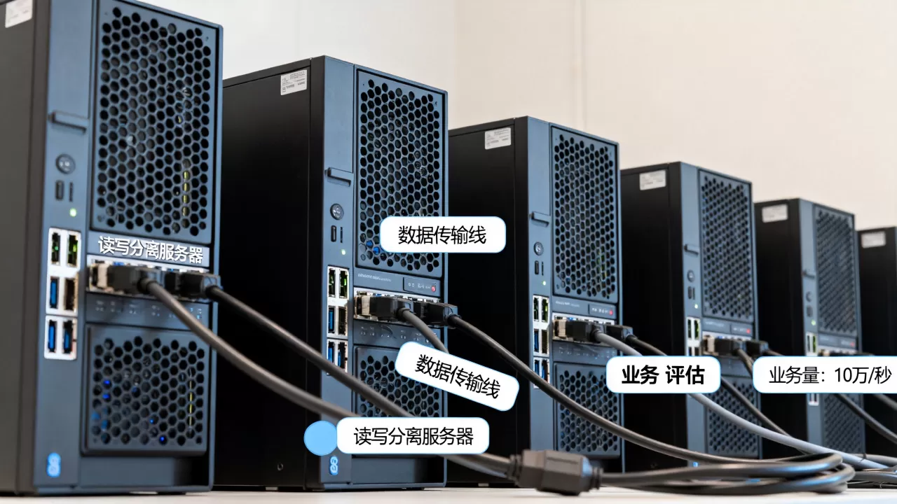 读写分离方案需要几台服务器？，服务器数量按业务评估
