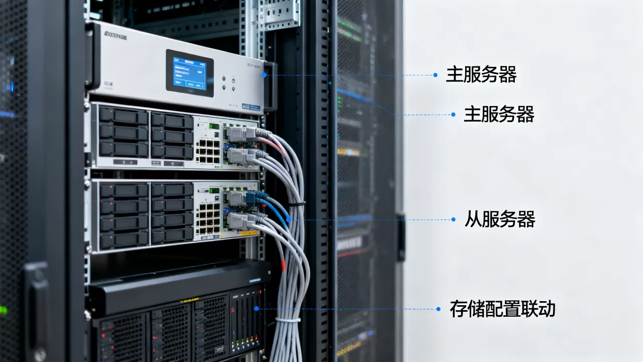 主从服务器故障切换存储配置如何联动，故障切换配置联动怎么实现