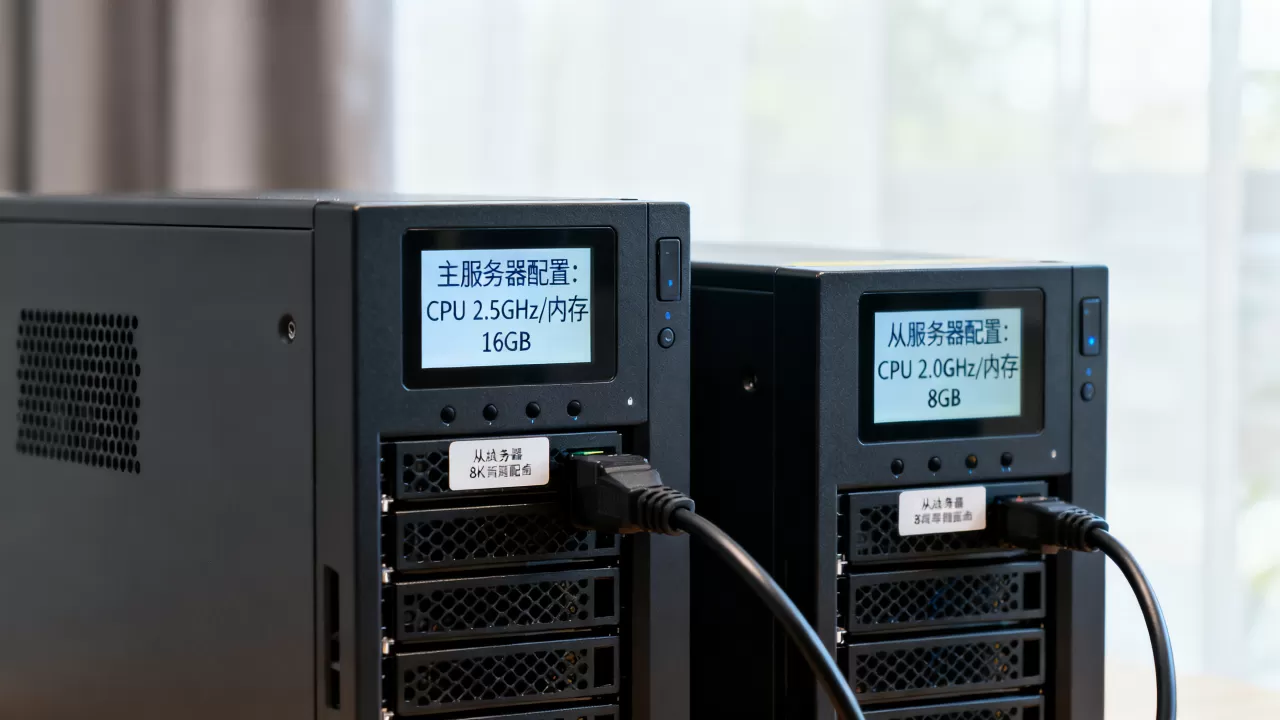 读写分离架构主从服务器配置差异如何确定，主从服务器配置不一样怎么设置