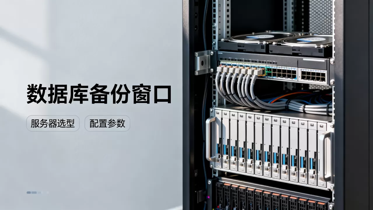 数据库备份窗口如何指导服务器选型，服务器配置怎么选合适