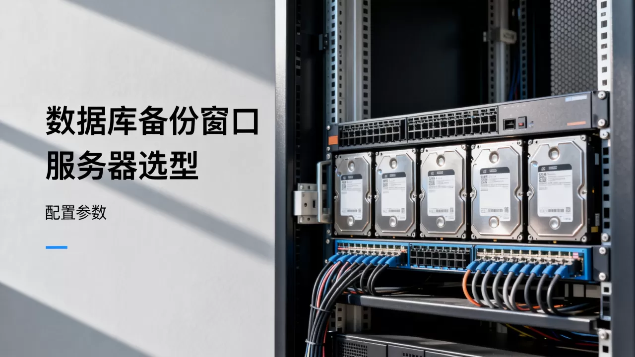 数据库备份窗口如何指导服务器选型，服务器配置怎么选合适