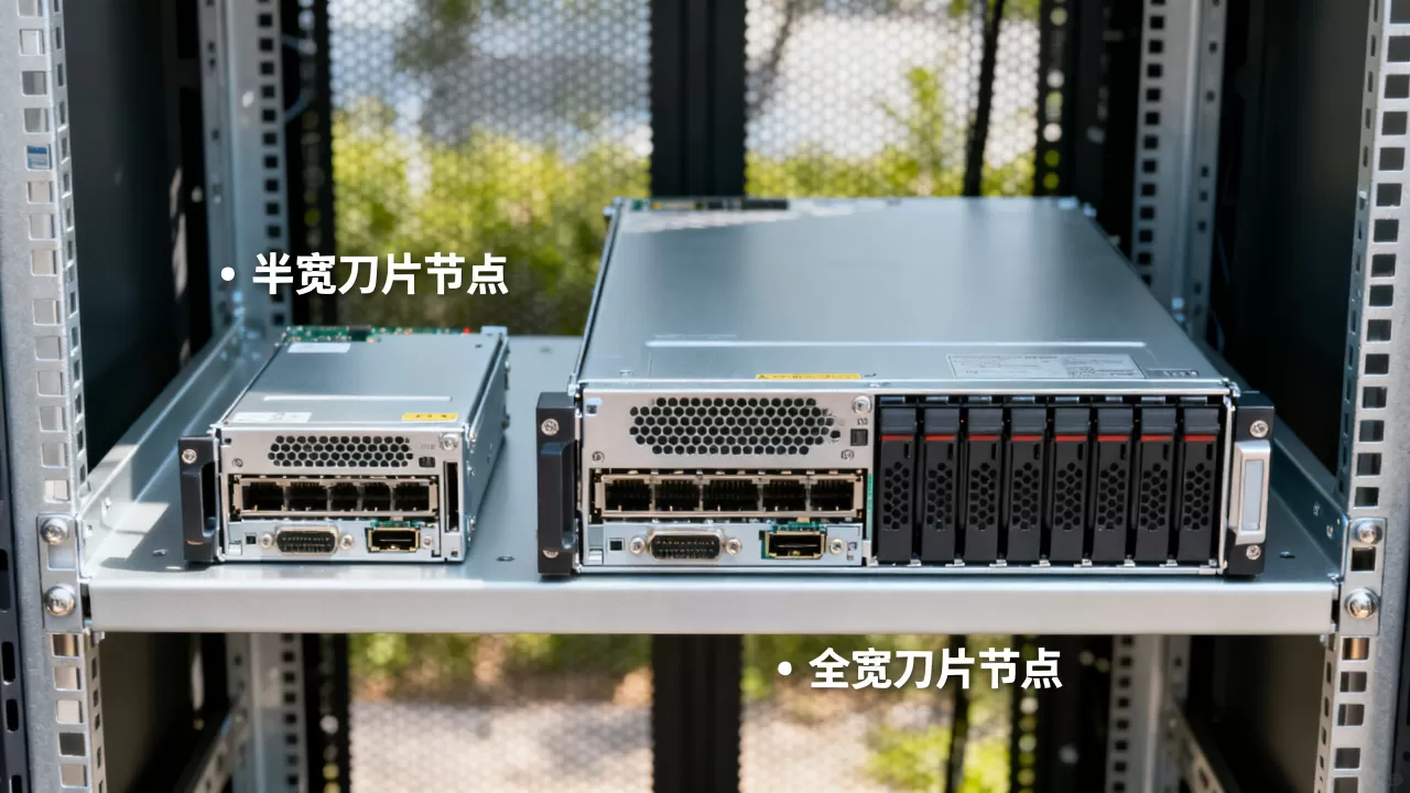 半宽与全宽刀片节点怎么去理解 半宽与全宽刀片节点怎么去理解
