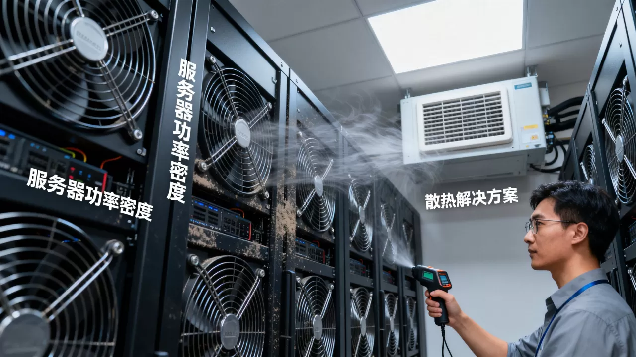 服务器功率密度上升带来哪些挑战,数据中心散热如何应对高密度部署 服务器功率密度上升带来哪些挑战,数据中心散热如何应对高密度部署